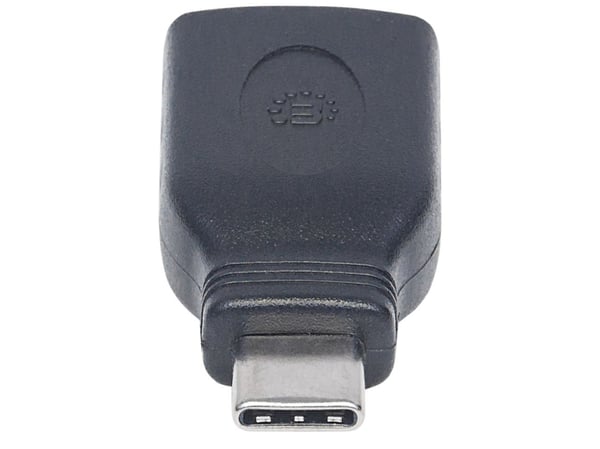 Manhattan 354646, USB C, USB A, Svart