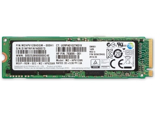 HP Z Turbo Drive - SSD - 512 GB - intern - M.2 - PCIe 3.0 x4 (NVMe) - for Workstation Z4 G4, Z6 G4
