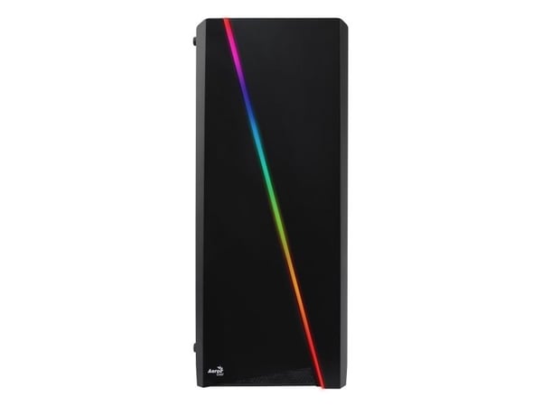 AeroCool Cylon - Tower - ATX - sidepanel med vindu - ingen strømforsyning - svart - USB/lyd