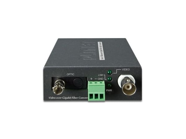 PLANET VF-101G-KIT, Kuitu, 20000 m, Linkki, Teho, Musta, ST, Langallinen
