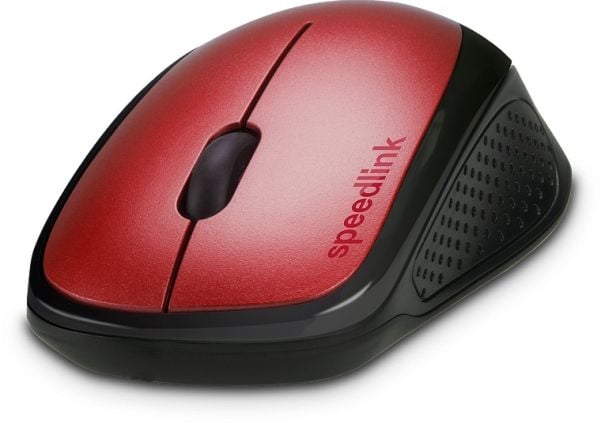 SPEEDLINK Kappa, Oikeakätinen, Optinen, Langaton RF, 1600 DPI, Musta, Punainen