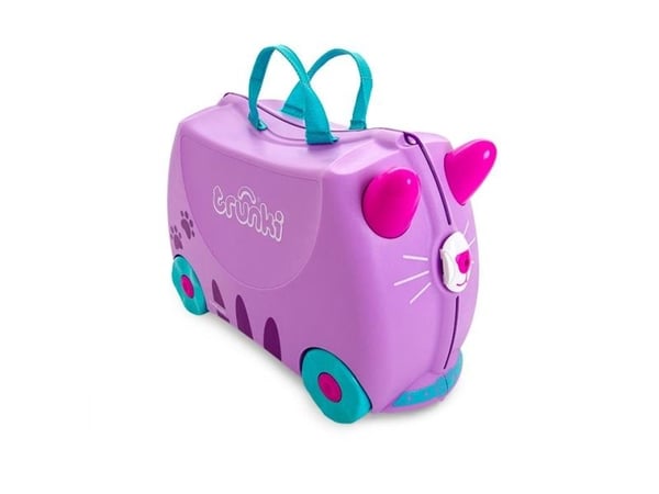 Trunki Cassie The Cat, 3 år, 4 hjul, Blå, Rosa