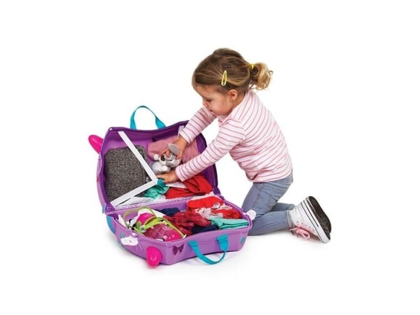 Trunki Cassie The Cat, 3 År, 4 hjul, Blå, Rosa