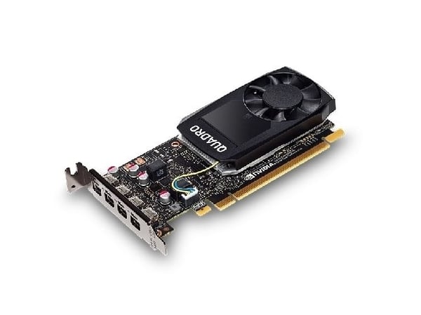 NVIDIA Quadro P1000 - Full Height - Graphic Card - Quadro P1000 - 4 GB GDDR5 - PCIe 3.0 x16 - 4 x Mini DisplayPort - for Precision 5820 Tower, 7820...