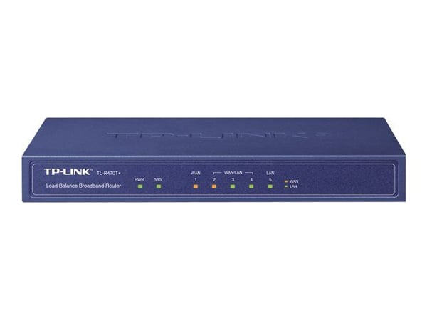 TP-Link TL-R470T+ - Ruter WAN-porter: 4