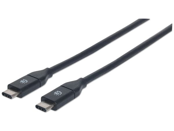 Manhattan 354899, 0,5 m, USB C, USB C, USB 3.2 Gen 2 (3.1 Gen 2), 10 Gbit/sek, svart