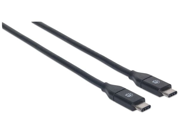 Manhattan 354899, 0,5 m, USB C, USB C, USB 3.2 Gen 2 (3.1 Gen 2), 10 Gbit/sek, svart