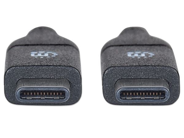 Manhattan 354899, 0,5 m, USB C, USB C, USB 3.2 Gen 2 (3.1 Gen 2), 10 Gbit/sek, svart