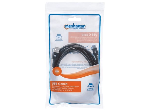 Manhattan 354929, 2 m, USB A, USB C, USB 2.0, 480 Mbit/s, Lajittelu