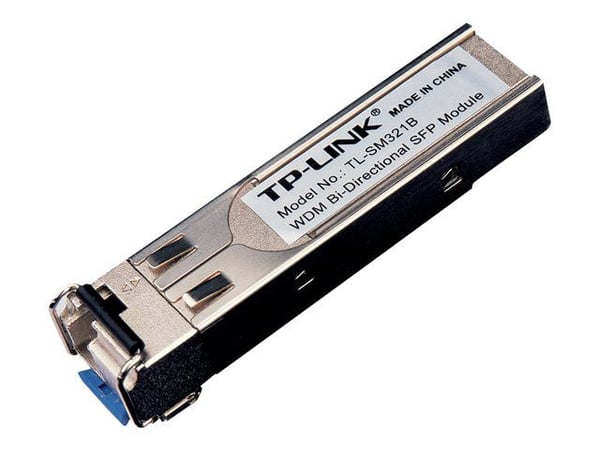 TP-Link TL-SM321B - SFP (mini-GBIC) transceivermodul - 1GbE - 1000Base-BX - LC/UPC-enkeltmodus - opp til 10 km - 1310 (TX) / 1550 (RX) nm - for P/N...
