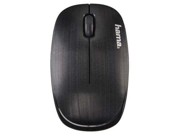 Hama MW-110, Molempikätinen, Optinen, Langaton RF, 1000 DPI, Musta