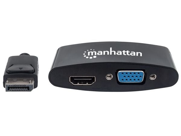 Manhattan 152587, 0,16 m, DisplayPort, HDMI/VGA, Hankjønn, Hunkjønn, Rett