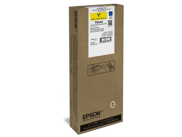 Epson T9444 - 19.9 ml - L-størrelse - gul - original - blekkpatron - for WorkForce Pro WF-C5210DW, WF-C5290DW, WF-C5710DWF, WF-C5790DWF