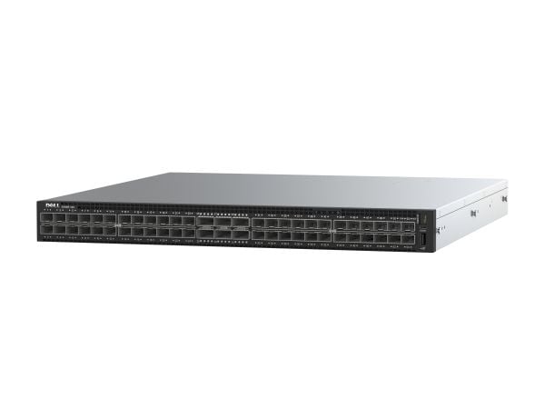 Dell Networking S4148F-ON - Switch - L3 - Administrerad - 48 x 10 Gigabit SFP+ + 4 x 100 Gigabit QSFP28 + 2 x 40 Gigabit QSFP+ - främre till bakre ...