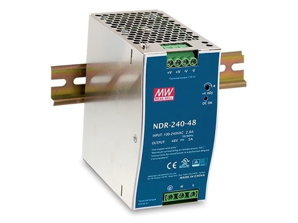 D-Link DIS N240-48 - Strømforsyning (DIN-skinnemonterbar) - 240 watt - for DIS 100G-5PSW