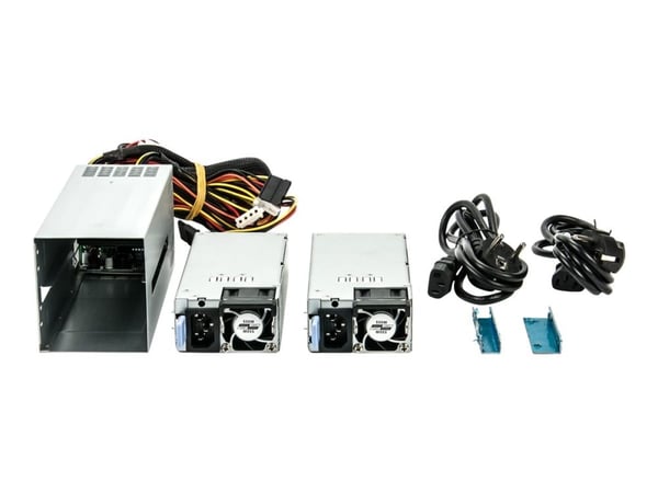 FANTEC NT-MR550W 2x550W EPS Mini redundant nätaggregat 24+8+4-pin, 24x7 hot-swap (2164)