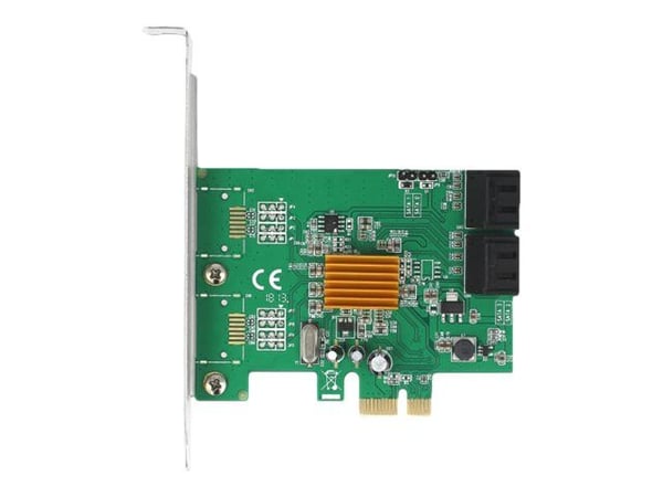 Delock - Lagringskontroll - 4-kanals - SATA 6Gb/s - PCIe 2.0 x1