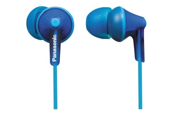 Panasonic RP-HJE125E-A - Ergofit - ørepropper - i øret - kablet - 3,5 mm jakk - blå