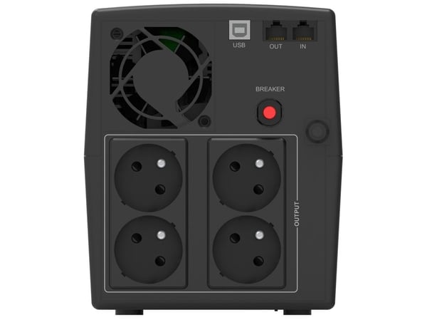 PowerWalker VI 2200 STL, Interaktivt indgangsstik, 2,2 kVA, 1320 W, Sine, 162 V, 290 V