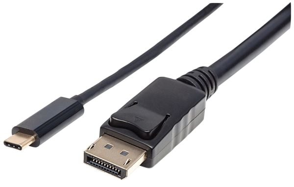 Manhattan 152464, 2 m, USB Type-C, DisplayPort, Uros, Uros, Suora