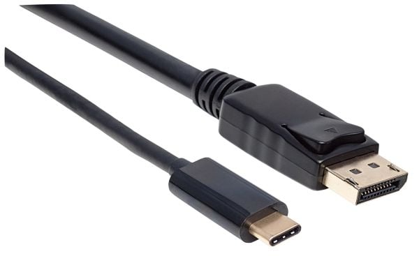 Manhattan 152464, 2 m, USB Type-C, DisplayPort, Uros, Uros, Suora