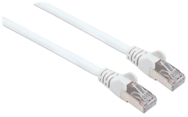 Intellinet 741361, 1 m, Cat7, S/FTP (S-STP), RJ-45, RJ-45, Hvit