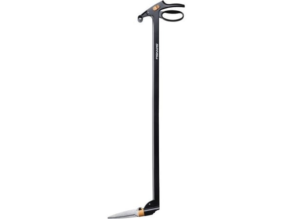 Fiskars 1000590, Pystyterät, Pitkä kahva, Suora terä, Musta, 1012 mm