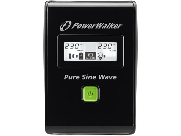 PowerWalker VI 600 SW FR Line-Interactive 0,6 kVA 360 W 2 pistorasiaa (pistorasiat)