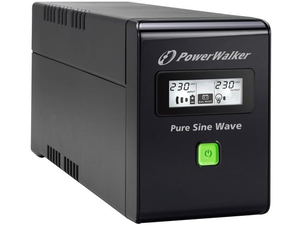 PowerWalker VI 600 SW FR Line-Interactive 0,6 kVA 360 W 2 pistorasiaa (pistorasiat)
