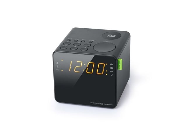 Muse M-187CR, Klokke, Digitalt, FM, MW, PLL, LED, 2,29 cm (0.9"), Gult