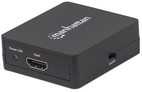 Manhattan 207652, HDMI, 2x HDMI, 1.3b, 1920 x 1200 piksler, Svart, Plast