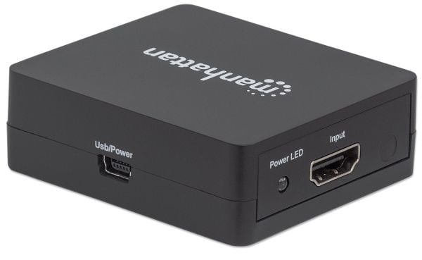 Manhattan 207652, HDMI, 2x HDMI, 1.3b, 1920 x 1200 piksler, Svart, Plast