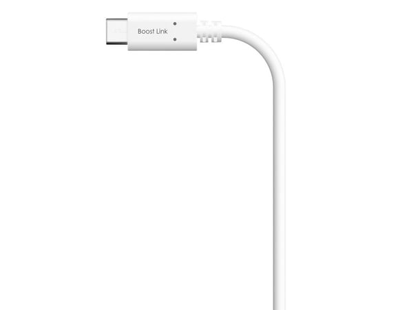 Silicon Power Boost Link PVC LK10AC - USB-kabel - USB-C (hann) til 4-pins mini USB-type A (hann) - USB 2.0 - 2.4 A - 1 m - hvit