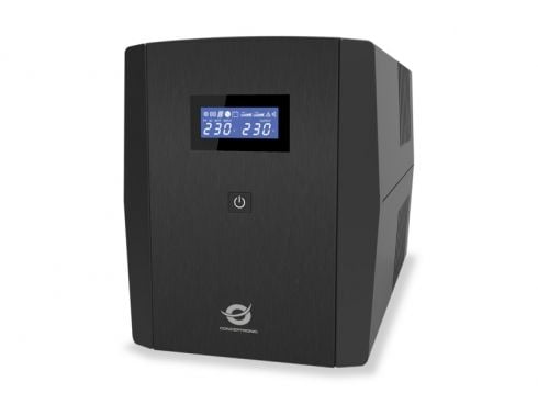Conceptronic Zeus 03E - UPS - AC 220-240 V - 720 Watt - 1200 VA - 7 At - USB - lähtöliittimet: 6
