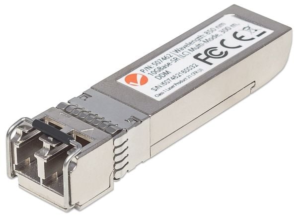 Intellinet 507462, 11100 Mbit/s, SFP+, LC, IEEE 802.3ae, IEEE 802.3z, SR, Fiberoptikk