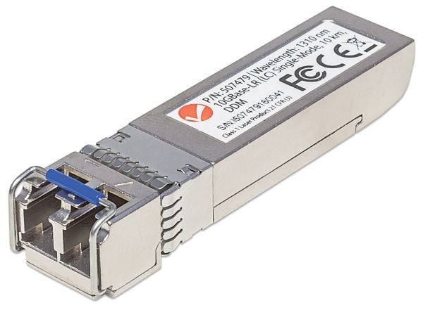 Intellinet 507479, Fiber optisk, 11100 Mbit/s, SFP+, LC, 9/125 µm, LR