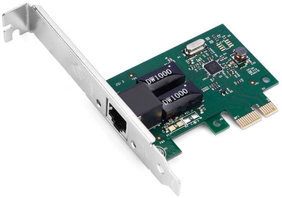 MicroConnect - Nettverksadapter - PCI Express x1 lav profil - Gigabit Ethernet