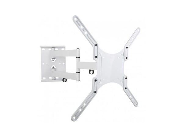 TECHly - Brakett - Ultra-Slim - for LCD-TV - hvit - skjermstørrelse: 23"-55" - monteringsgrensesnitt: inntil 400 x 400 mm - veggmonterbar