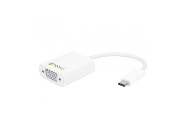 Techly IADAP-USB31-VGA, 3.2 Gen 2 (3.1 Gen 2), USB Type-C, VGA (D-Sub)-utgang