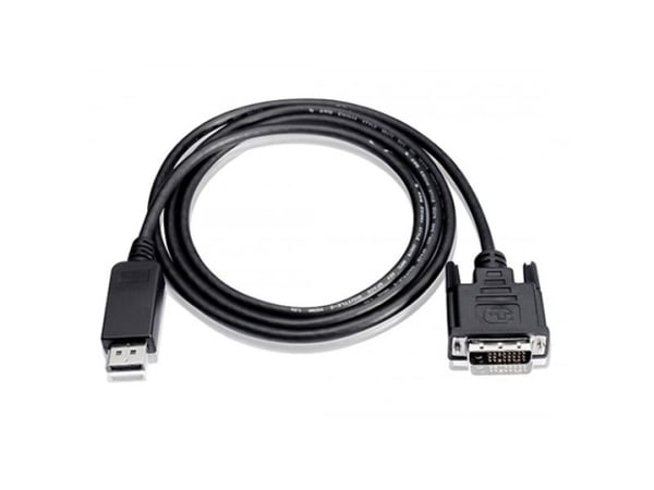 Techly ICOC-DSP-C-020, 2 m, DVI-D, DisplayPort, Hanstik, Suora, Suora
