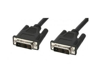 Techly 1.8m DVI-D M/M, 1.8m, DVI-D, DVI-D, urosliitin, urosliitin, Musta