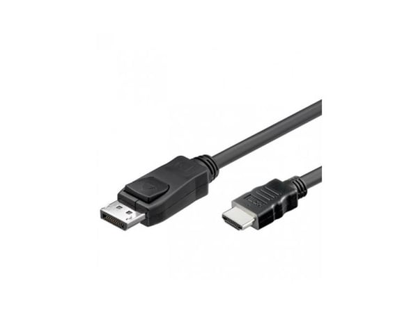 Techly ICOC-DSP-H12-010, 1 m, DisplayPort, HDMI Type A (Standard), Hankjønn, Hankjønn, Rett