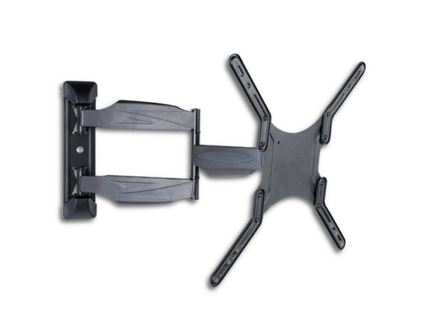 Techly monteringssett (grensesnittgaffel, 3 ledd, svingarm veggfeste) - for LCD-skjerm - Svart - Skjermstørrelse: 58,4-139,7 cm (23 in-55 in)