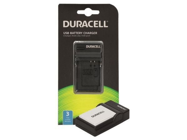 Duracell DRC5900, USB, Innendørs, Canon LP-E8, Sort, 5 V, 5 V