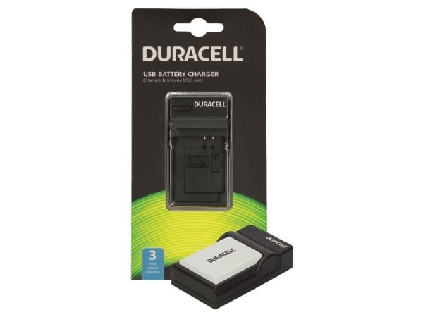 Duracell - USB-batteriladdare - svart - för Nikon Coolpix P100, P3, P4, P500, P5000, P510, P5100, P520, P530, P6000, P80, P90, S10