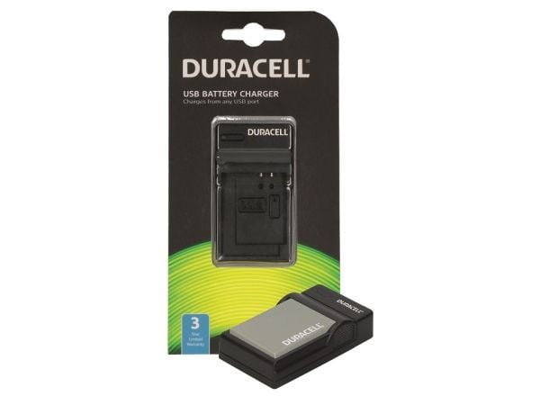 Duracell - USB-batterilader - 1 x batterier lader - svart