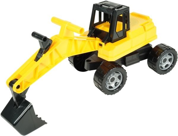 Lena GIGA TRUCKS Excavator, Gravemaskin, Inne/Ute, 3 år, Plast, Sort, Gult