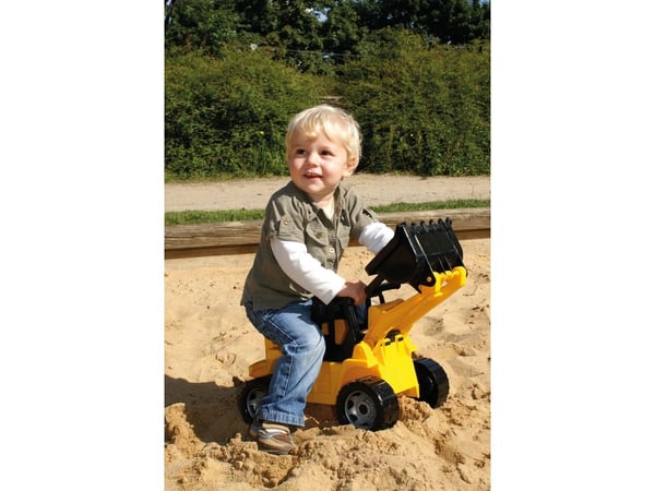 Lena GIGA TRUCKS 02048, Hjullaster, 3 år, Plast, Sort, Gult