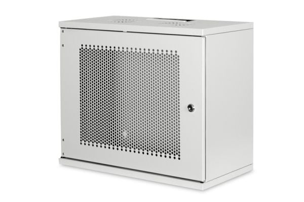 DIGITUS Professional Soho Series DN-19-09U-S-PD - Skap - veggmonterbar - grå, RAL 7035 - 9U - 19"