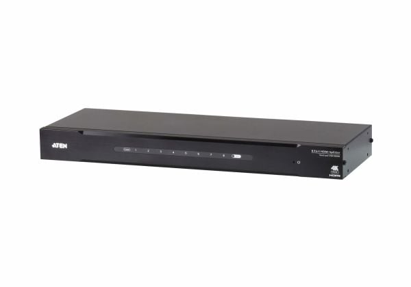 ATEN VanCryst VS0108HB - Video/lyd-splitter - 8 x HDMI - stasjonær, rackmonterbar